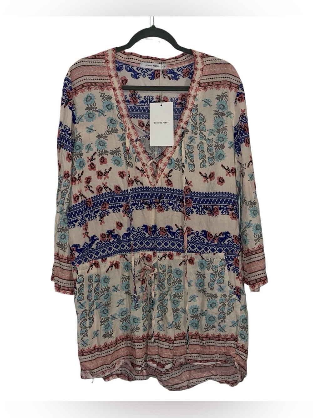 Genuine People Bohemian Romper- NWT - Picture 2 of 5